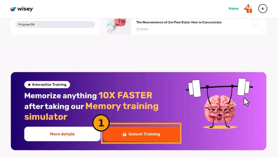 Wisey Exhibit A.9 — dashboard upsell